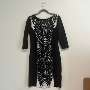 Black, stretchy dress